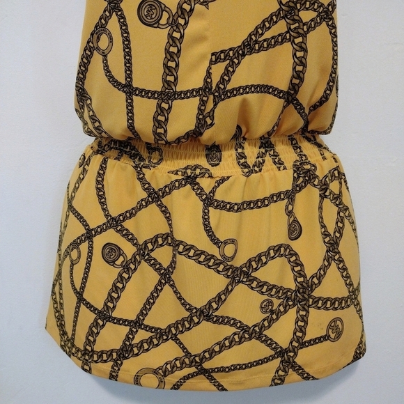 Michael Kors - Chain-Link Sleeveless Peplum Blouse - Picture 5 of 13